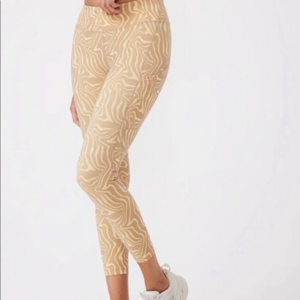 OUTDOOR VOICES PAMPAS SWIRL ZOOM 7/8 LEGGINGS